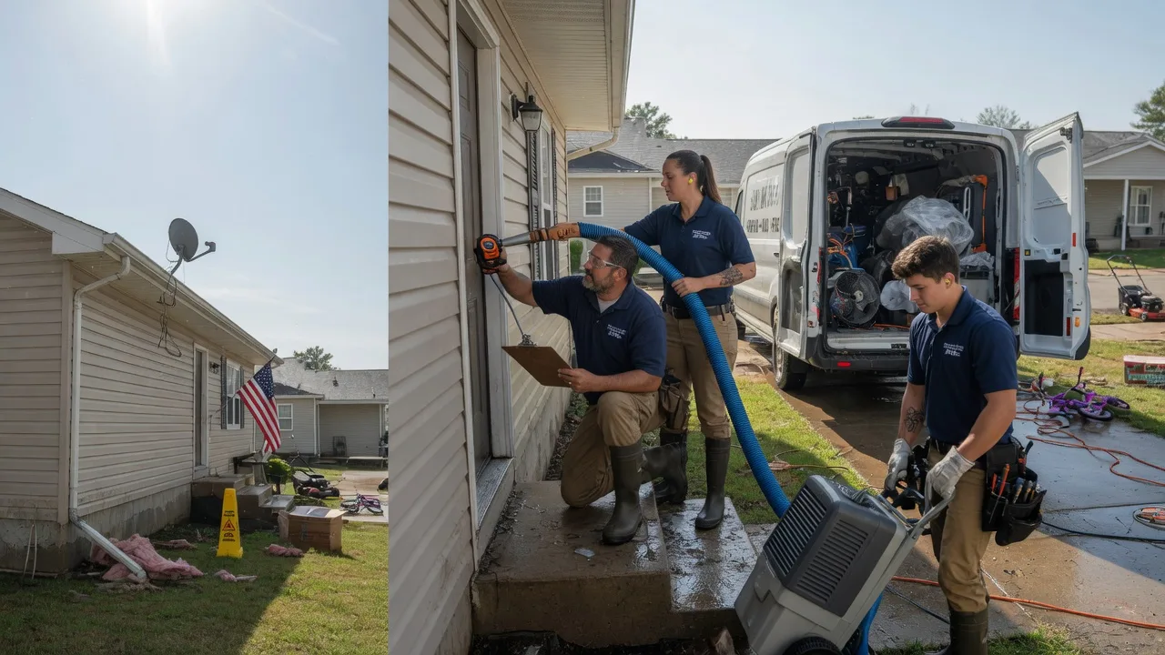 Ceiling Water Damage Restoration in Crum Lynne, PA near me